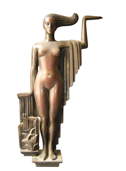 青铜器的女人 — 图库照片