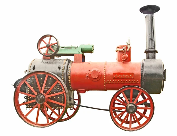 Antique steam tractor — Stock Photo, Image