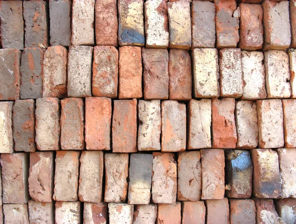 Bricks stacked — Stock Photo, Image