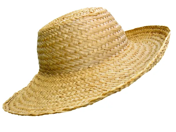 Handgemaakte stro hoed — Stockfoto