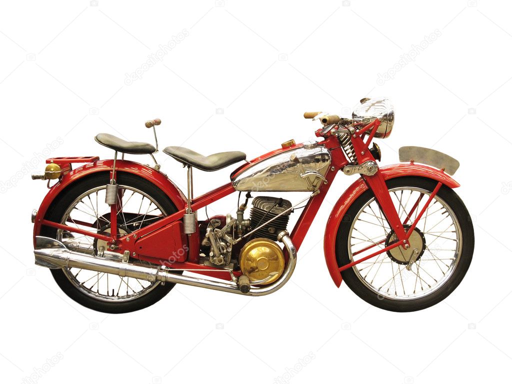 Ancient motorcycle