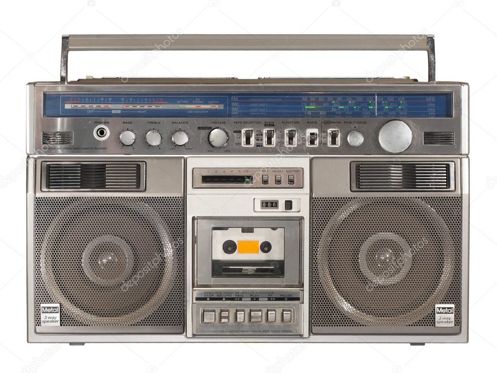 Thomson Retro Portable Bluetooth Radio with Cassette Player - Electronics