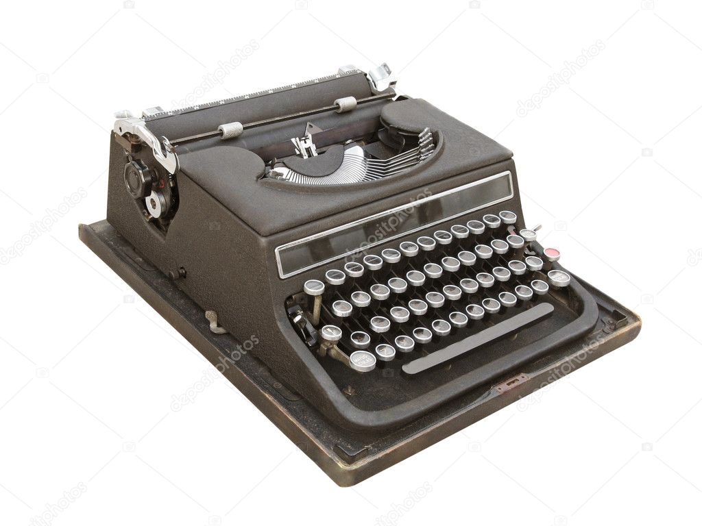 Typewriter retro restored