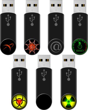 Usb flash drive clipart