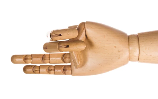 Wooden human hand — Stock Photo, Image