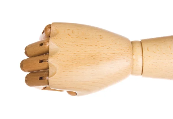 Wooden human hand — Stock Photo, Image