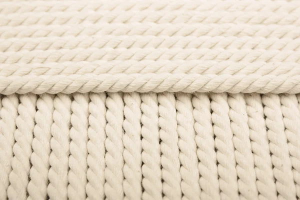 stock image White coiled rope