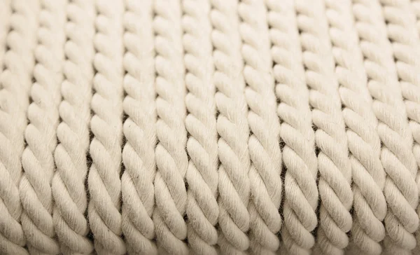 Closeup of a white string rope on a white background, perfect for textile  and fabric design use Stock Photo by wirestock