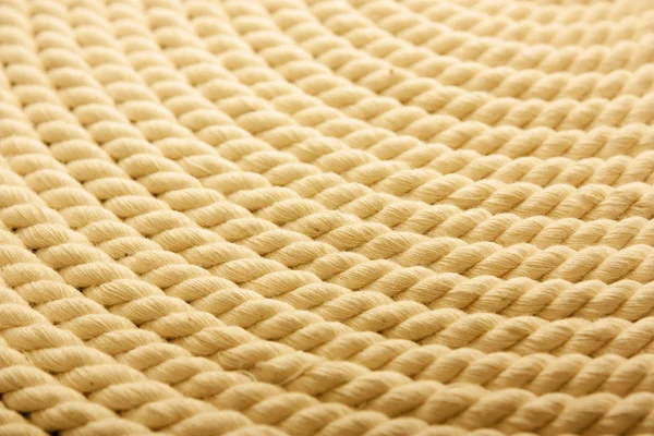 White coiled rope — Stock Photo, Image
