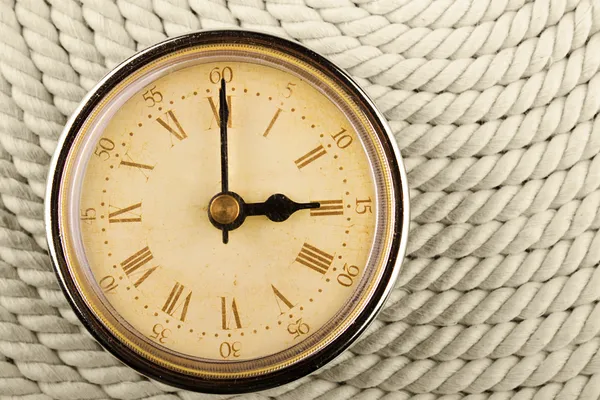 stock image Clock with Roman numerals on cord