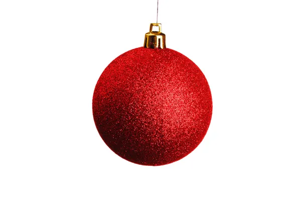 Bola de Natal vermelho — Fotografia de Stock