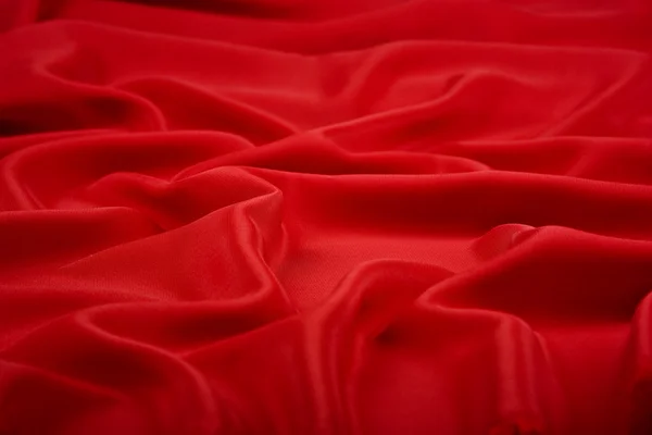 부드러운 붉은 실크 — 스톡 사진