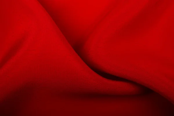 Glatte rote Seide — Stockfoto