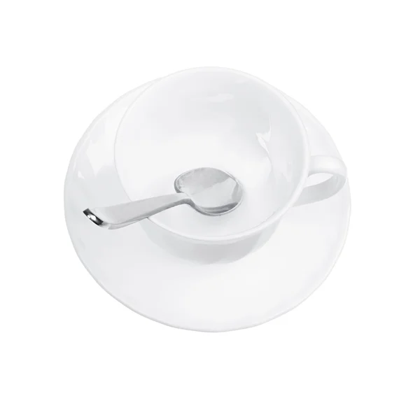Cup and spoon — Stock Photo, Image