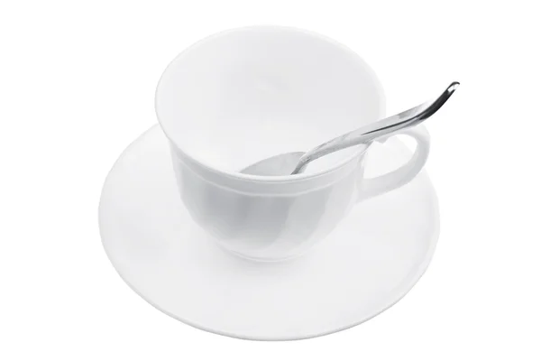 Cup and spoon — Stock Photo, Image