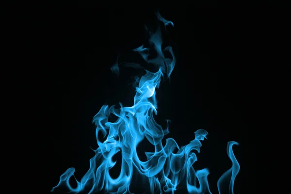 Голубой огонь — стоковое фото