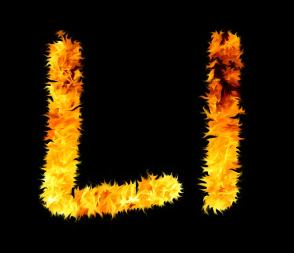 Flame symbol l — Stock Photo, Image