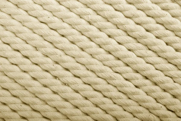 Weiß gewickeltes Seil. — Stockfoto