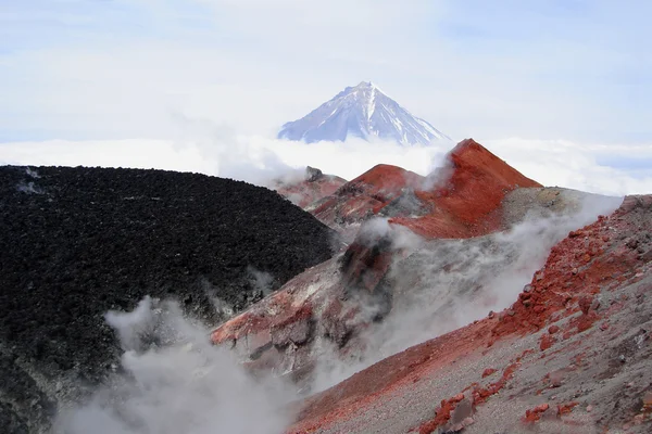 Na szczyt wulkanu — Zdjęcie stockowe