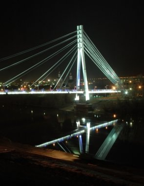 The night bridge clipart