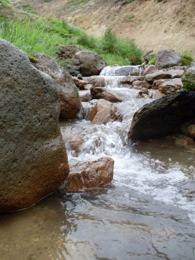 Mountain stream clipart