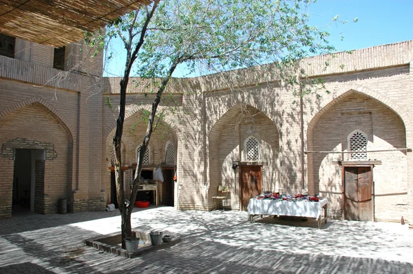 Intérieur d'une cour dans l'ancien Khoresm — Photo