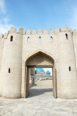 Gate to the fortress clipart