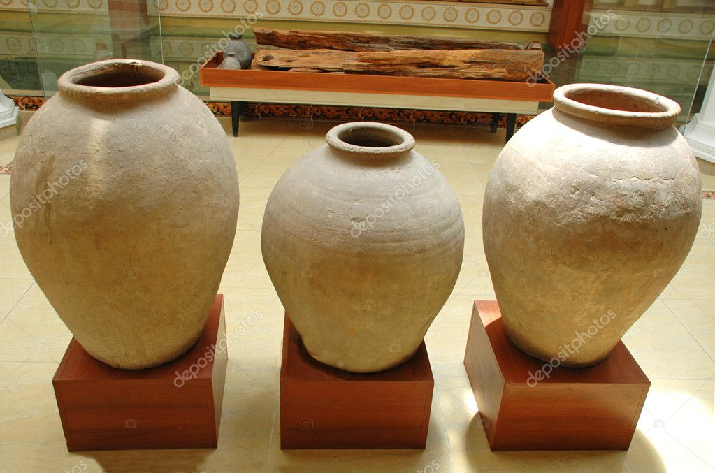 Three Clay Vases Stock Photo C Uralsky 1461260