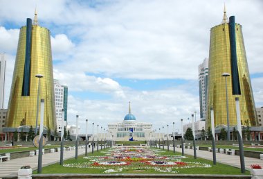 The governmental complex in Astana clipart