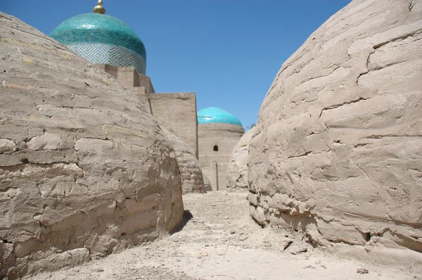 The ancient square in Khiva — Stock Photo, Image