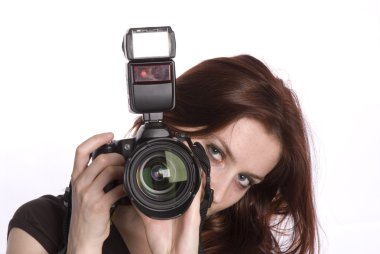 Young photographer clipart