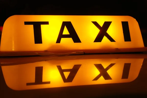 Taxi — Foto Stock
