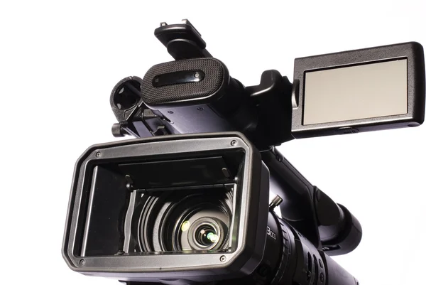 专业视频摄像机 — 图库照片