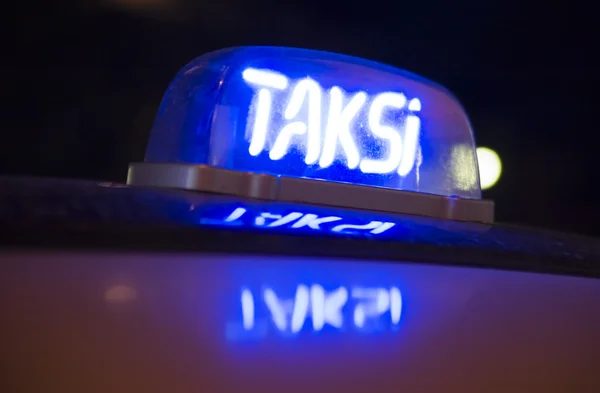 Taksi-Inschrift — Stockfoto