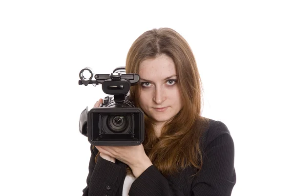 Young video operator — Stock Photo, Image