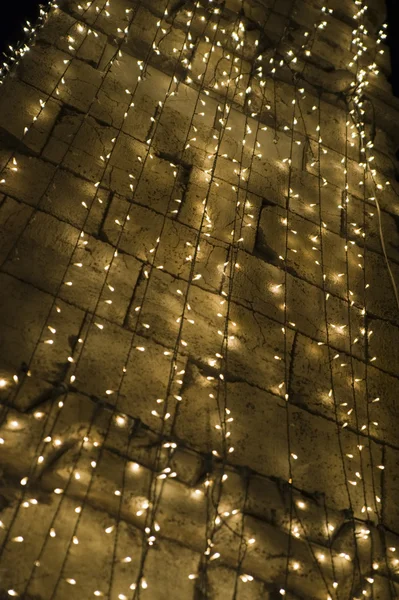 Illuminated wall — Stock Photo, Image
