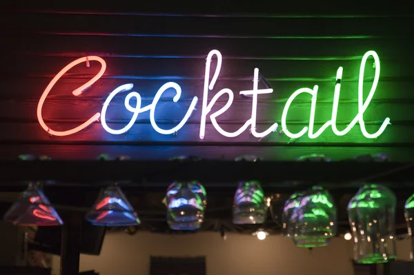 "cocktail" inscription — Stockfoto