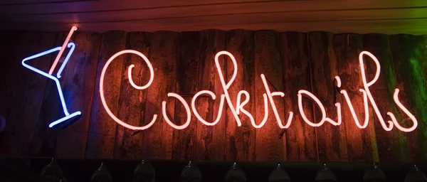 Надпись на коктейлях — стоковое фото