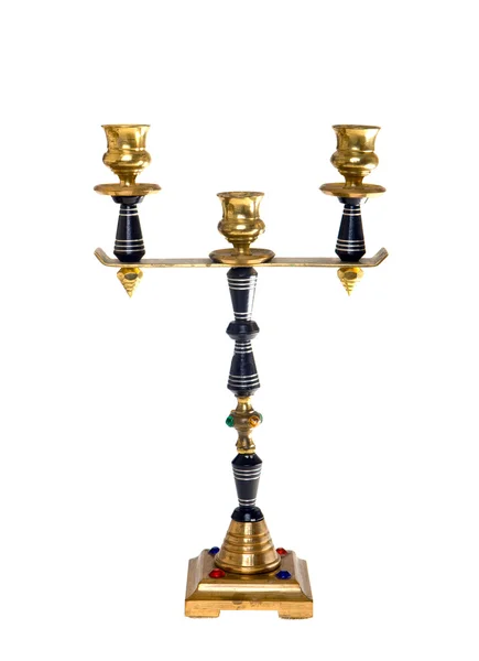 stock image Metal candlestick