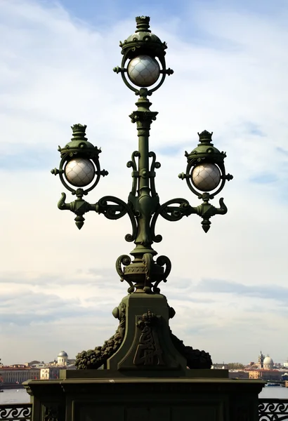 Lantern on Trinity Bridge — Stock Photo, Image