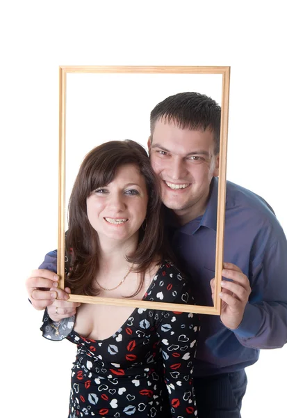 Retrato de una pareja feliz —  Fotos de Stock