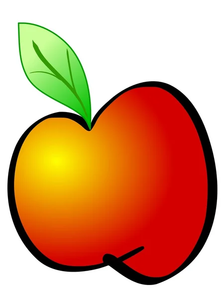 Jabłko — Wektor stockowy