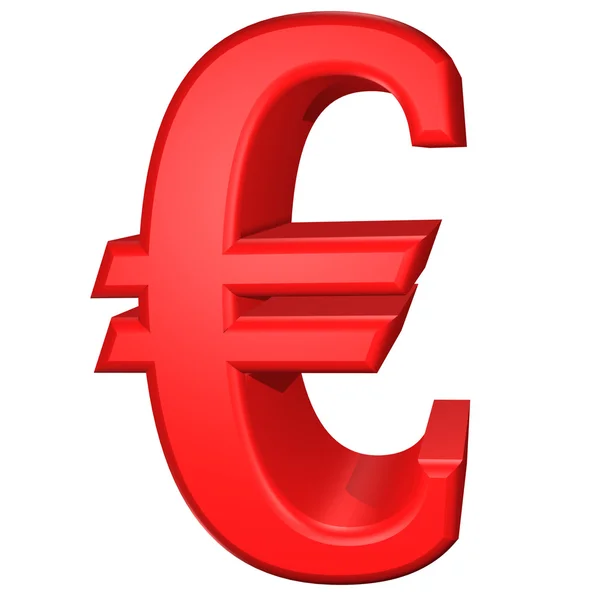 3D euro — Stock fotografie
