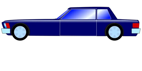 Limousine auto rekken — Stockvector