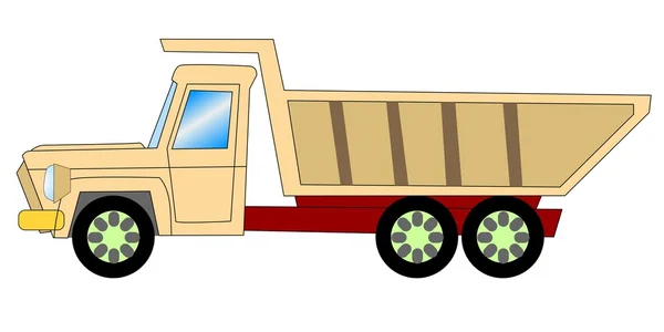 Camião basculante — Vetor de Stock