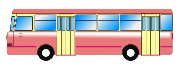 Autobús viejo — Vector de stock