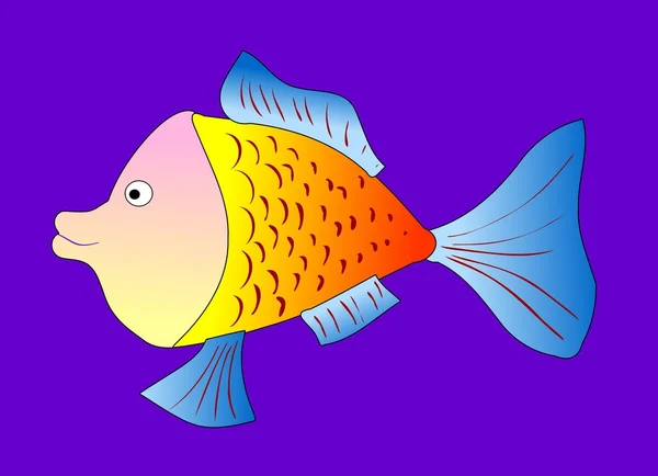 Joli poisson — Image vectorielle