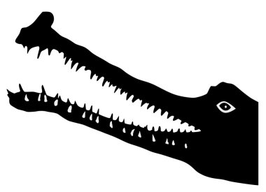 Gavial clipart