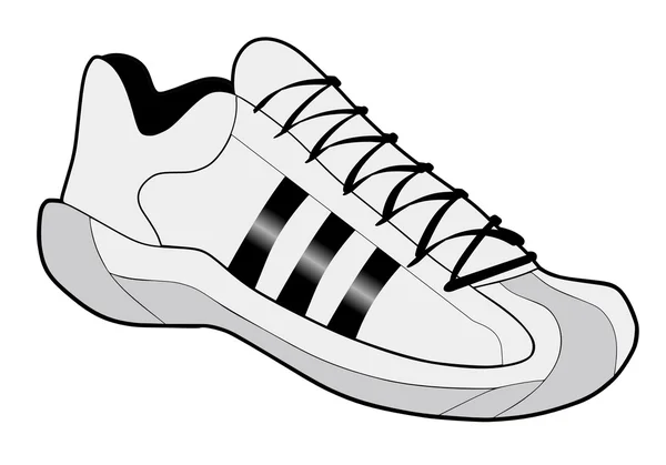 Pantofi de jogging — Vector de stoc