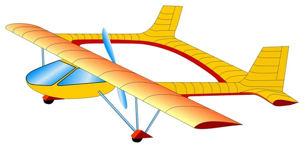 Lilla flygplan — Stock vektor